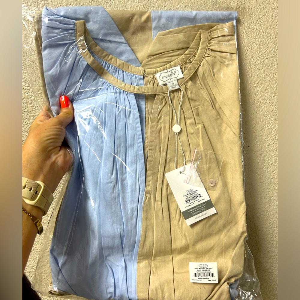 Mud Pie Hutton Midi Dress, Size Small New